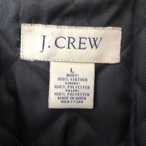 Vintage brown leather J Crew men’s L - Picture 2 of 4